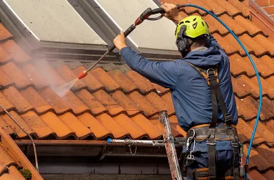 Démoussage et hydrofuge de toiture à la Pernelle